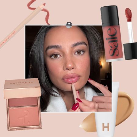 Kelsey Merritt Frosted Peach Makeup