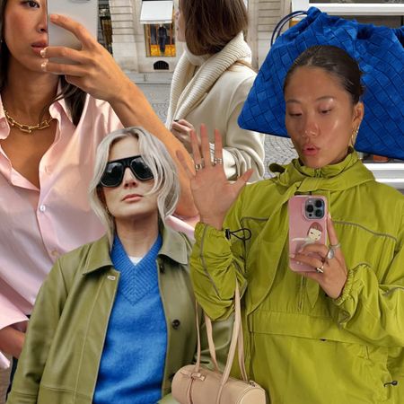 Women in colorful outfits