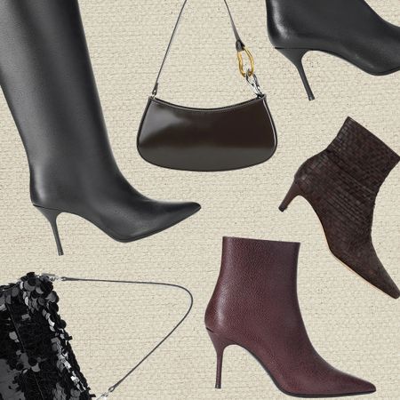 Collage Image of Staud Boots and Bags at Saks